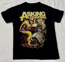 Asking Alexandria Classic T-Shirt Cotton Full Size Unisex S-5XL US756 Unisex T-Shirt XXXL beige