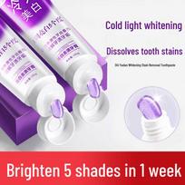 Cold-tone Whitening Toothpaste: Removes Yellowing & Stains, Freshens Breath, Top-Selling Product white