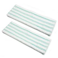 2pcs/set Microfiber Mop Heads Replacement Tools For Leifheit System XL Mop Leifheit Profi Floor Wiper Steam Mop 42cm žalia