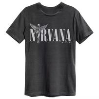 Nirvana In Utero Charcoal Cotton Unisex T-shirt s5xl DO214 S black