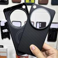 Oppo Find X9 Ultra dėklas Kevlaro magnetinis anglies aramido pluošto audinys plonas dizainas nuo kritimo smūgiams atsparus kietas dangtelis For Canyon Orange&OPPO Find X9 Ultra gray