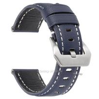 Aukščiausios kokybės burės drobės laikrodžio dirželis Panerai, Seiko laikrodžiams 20mm 22mm 24mm 26mm Laikrodžio juosta Nailono Odos Vyriška Juosta Audinio Apyrankė 20mm