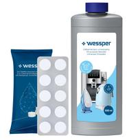 Nukalkinimo skystis Wessper 500ml kavos aparatui ir riebalų šalinimo tabletės