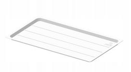 Plastikinė lašėjimo latako padėklas spintelei, 54 cm, balta