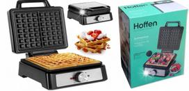 Vaflių keptuvė Hoffen wm-4356 1600 W sidabrinė/pilka