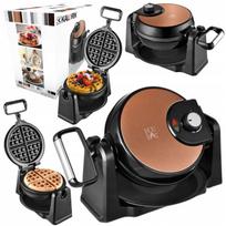 Vaflių keptuvė STRONG, 1000W, 4 belgiški vafliai, nesvylanti, 180°