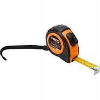 Matavimo juosta STEEL ROLL-UP, 5 m x 25 mm, AUTO STOP LOCK, NEO TOOLS 67-223