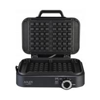Vaflių keptuvė Adler Ad3065 2000 W juoda, 2 vnt.
