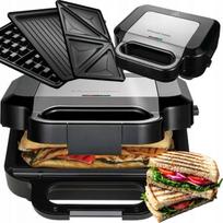 Sumuštinių, vaflių ir panini keptuvė 3in1 Russell Hobbs TILE SET