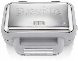 Vaflinė Breville DuraCeramic 1000W balta su nuimamomis plokštelėmis