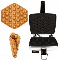 Burbulinių vaflių keptuvė DEZAL BUBBLE MINI balta 1300W