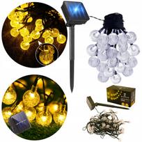 Saulės sodo girlianda su 60 LED lempučių