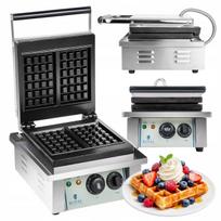 Vaflinė 2000W su ketaus plokštelėmis Belgian Classic