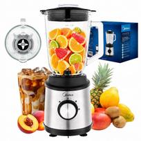 Stiklinis blenderis Midea 800W 1.5L su reguliuojamu greičiu smoothies