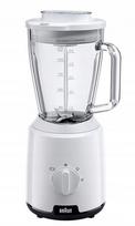 Stiklinis plaktuvas 600W, 2 greičių, baltas Braun JB1050WH