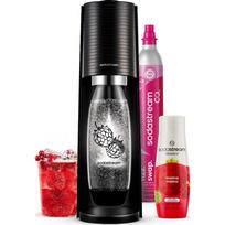 Sodastream TERRA juodas aparatas Malina Zero Mpack