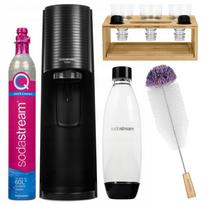 Sodastream Terra vandens prisotinimo aparatas su buteliu, sifono stovu ir butelių šepečiu
