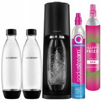 Gazuotuvas SodaStream TERRA juodas, 2 FUSE 1 l buteliai, 2 CO2 balionėliai