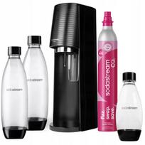 Vandens prisotinimo aparatas SodaStream TERRA su 2 x 1 l buteliais ir 0,5 l juodu buteliu