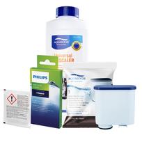 Kavos aparato Saeco AL-Clean filtras, nukalkinimo skystis 500 ml, valymo milteliai