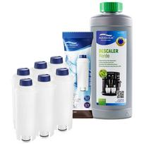 Kavos aparato filtras Delonghi AL-S002, 6 vnt. + nukalkinimo priemonė Aqualogis Verde 500 ml