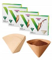 Kavinio popieriniai filtrai Hario V60-01, rudi, 4 x 40 vnt.