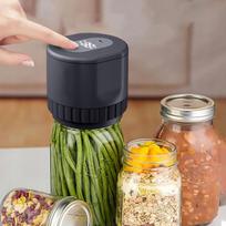 Vakuuminis indelių sandariklis Mason Jar 6.8/8.3 cm su atidarytuvu