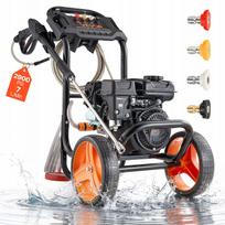 Aukšto slėgio plovimo įrenginys VEVOR 7L/MIN 2900PSI su 4 antgalių rinkiniu
