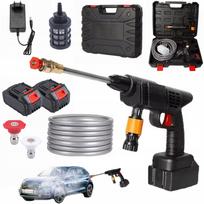 Akumuliatorinis slėginis plautuvas 1500W 21V su 2 baterijomis