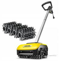 Terasų valytuvas KARCHER PCL 6 su 4 medžio šepetėliais