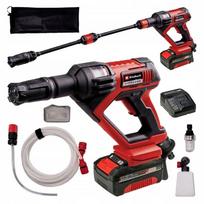 Aukšto slėgio plovimo įrenginys Einhell CORDLESS 18V 4Ah 24bar 4in1 lance