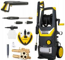 Aukšto slėgio plovimo įrenginys STANLEY 2600W 170bar 450l/h su TWIN AQUASWEEPER šepečiu