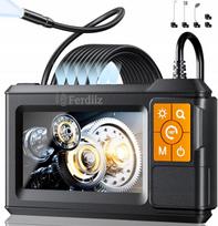 Endoskopinė kamera su apšvietimu, 1080P HD, 4.3 colių IPS ekranas