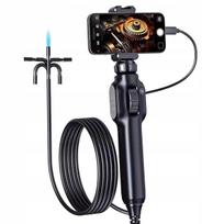 Endoskopinė tikrinimo kamera telefonui, besisukanti, 9 LED, 1 m, Full HD