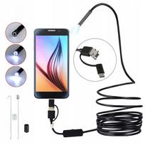 Endoskopinė apžiūros kamera LED USB C, 8 mm, 3,5 m, Full HD 1080p