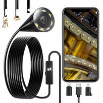 Endoskopinė 3in1 HD kamera, 3 m, skirta iPhone ir Android