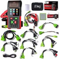 Motociklų diagnostikos įrenginys OBD2 su 34 prekės ženklų adapteriais ABS ECU