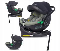 Automobilinė kėdutė Easy Go BUZ PRO 0-13 kg su pasukamu pagrindu ISOFIX R129 ISIZE