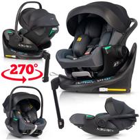 Automobilinė kėdutė su ISOFIX 270° pasukamu pagrindu, i-Size, 0-13 kg, šoninė apsauga
