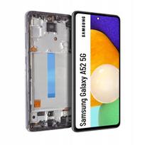 Ekranas su rėmeliu Samsung Galaxy A52 5G, juodas