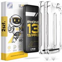 Apsauginis grūdintas stiklas iPhone 13/14/13 Pro, 2 vnt., su aplikatoriumi