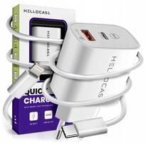 Įkroviklis su USB Type-C laidu, 3000mA, iPhone