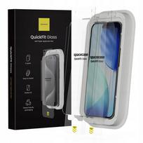 Grūdinto stiklo plėvelė iPhone 16 Pro / 17 / 17 Pro su aplikatoriumi, 2 vnt.