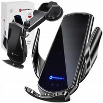Automobilinis telefono laikiklis su įkrovikliu 15W Qi, automatinis, tvirtinamas prie lango