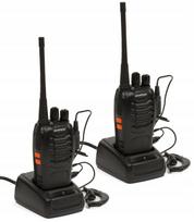 Racijų rinkinys Baofeng BF-888S su ausinėmis, 2 vnt., UHF