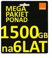 Mobiliojo interneto starterio kortelė Orange Free 1500GB 6 metams