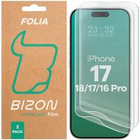 Hidrogelio plėvelė ekranui Bizon iPhone 18, 17, 16 Pro / 17, 2 vnt.