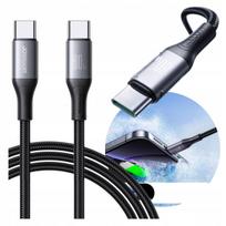 USB-C laidas 60W greitas įkrovimas ir duomenų perdavimas, pintas, 2m