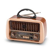Nešiojamas retro stiliaus virtuvinis radijas su „Bluetooth“ ir baterijų laikikliu