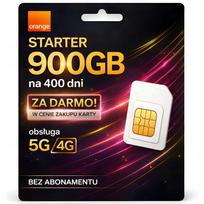 SIM kortelė Orange LTE 4G 5G, 900GB, 400 dienų, maršrutizatoriui